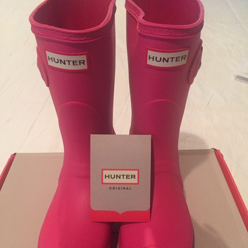 Hunter rain boots short size 7